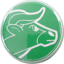 zodiak taurus badge green